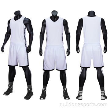 Последний дизайн мужской баскетбольный рубашка шорты майки